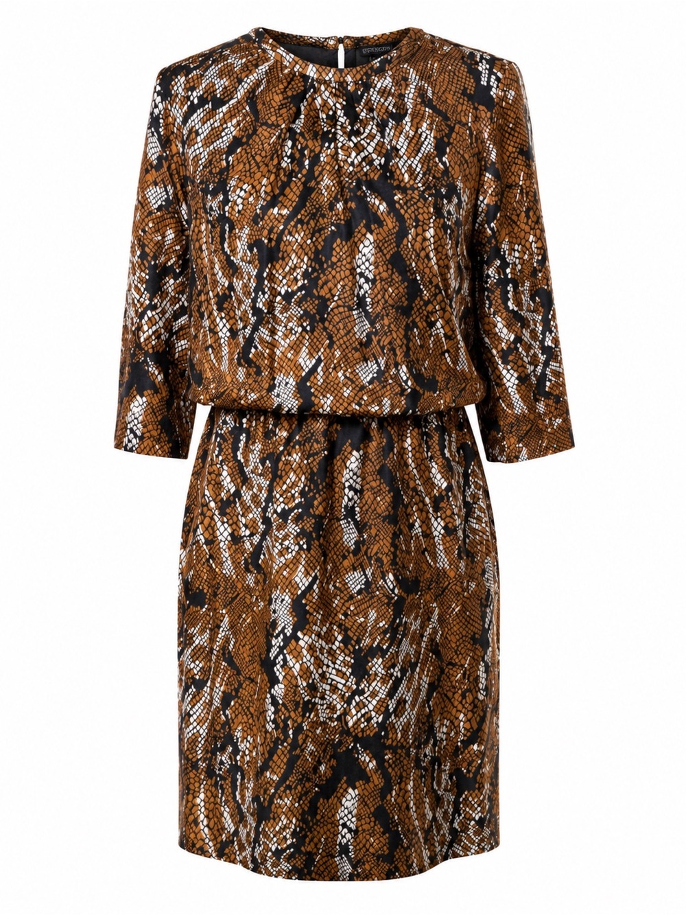 Etcetera Snake Print Dress Quiet Luxury Mob Wife Dark Academia Chic Size 4
